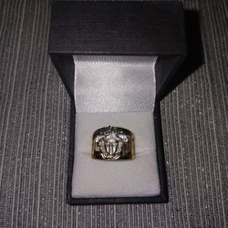 14 K Gold Versace Ring