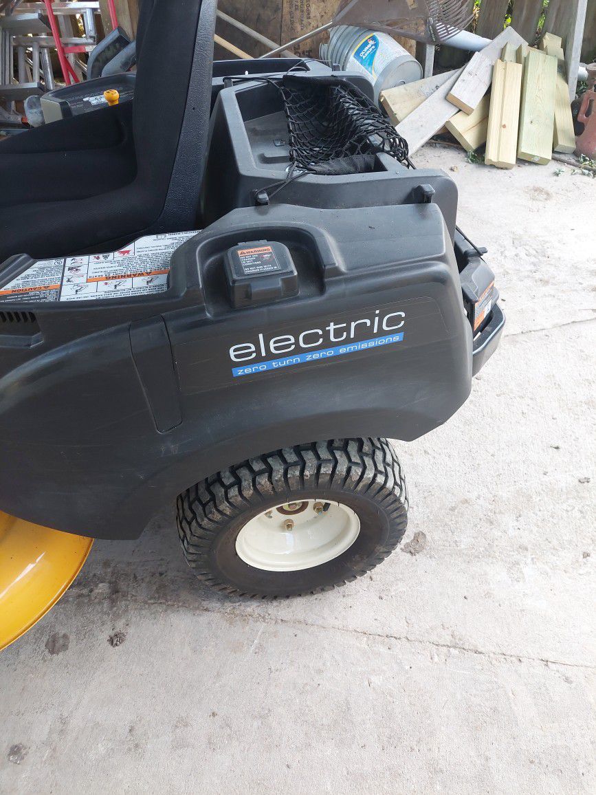 Fully Electric Riding Mower