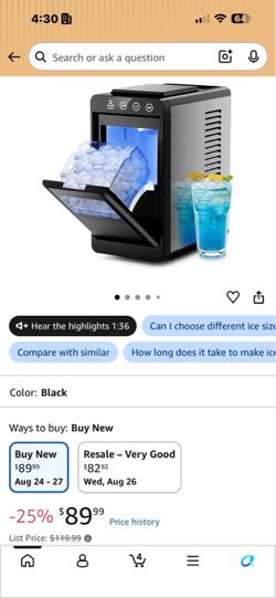 Countertop ice maker