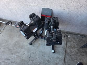 Bowflex SelectTech Adjustable Dumbbells with Stand