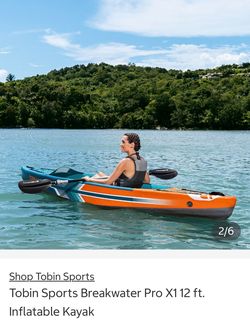 Inflatable Kayak Tobin Sports Breakwater Pro X112 ft.