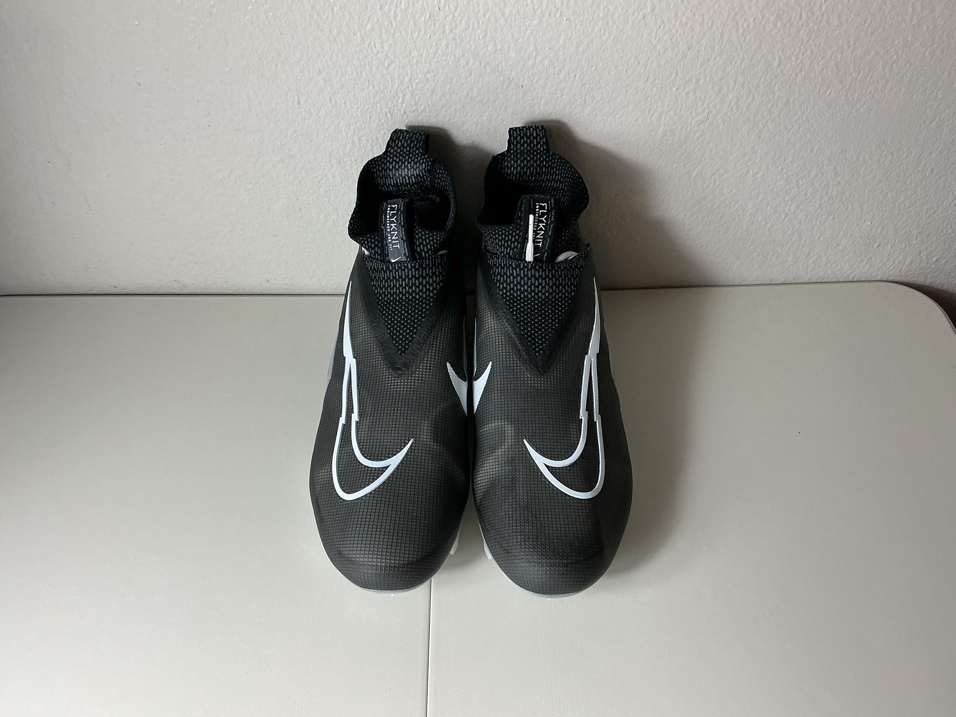 Nike Alpha Menace Elite 3 Football Cleats Black Iron Grey CT6648-001 Men Size 12