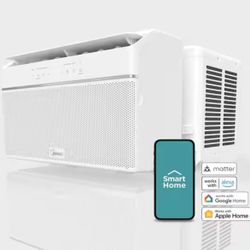10,000 BTU 115-Volt U Plus Shaped Smart Inverter Window Air Conditioner Wi-Fi, for up to 450 sq. ft. Energy Star 2024