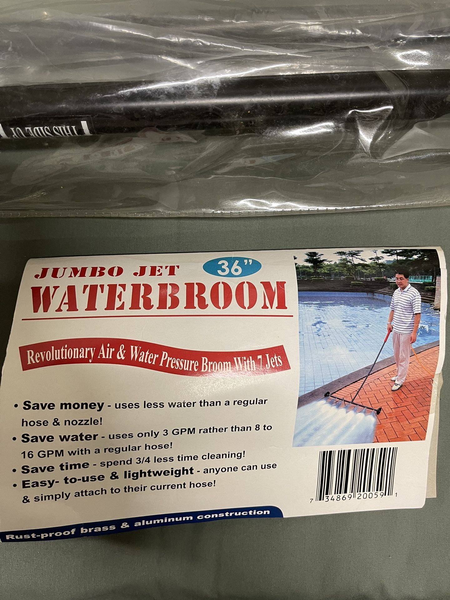 7 Jet Water Broom 36 Inches Wide !!!