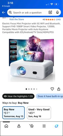 Bluetooth Projector