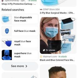 $45 For A CASE Of 2000 3 Ply Blue Face Masks Mask Disposable 