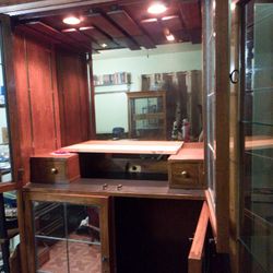 Beautiful Rare  Antique Wine Cabinet 