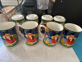 Set of 8 mugs