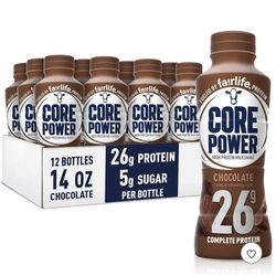 Protein drinks CORE Power case of 12