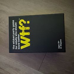 WTF? Adult Party Card Game