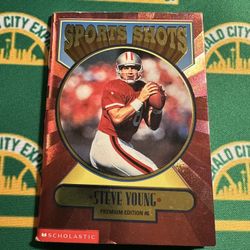 Vintage Sports Shots Premium Book #8, STEVE YOUNG, San Francisco 49ers Sports 