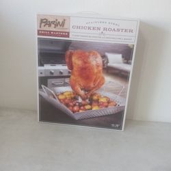 PARINI STAINLESS STEEL CHICKEN ROASTER 