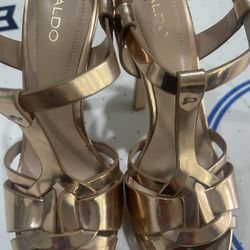 Aldo Gold Women’s Shoes.