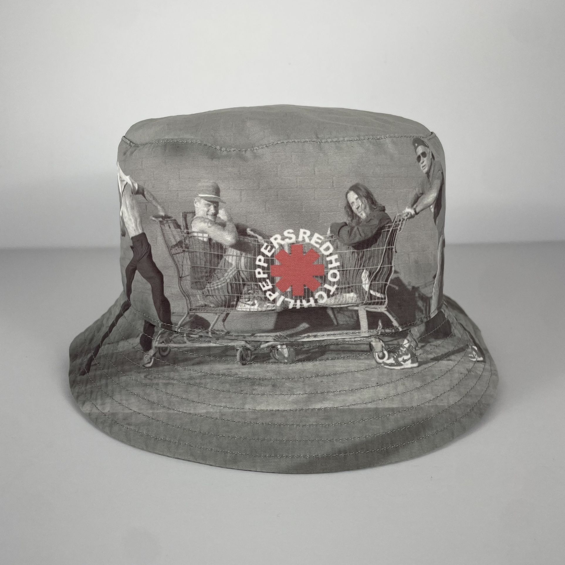 Red Hot Chili Peppers Bucket Hat Adult Size Cap Gray Unlimited Love World Tour