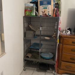 Cage for Chinchilla, Rabbit, Birds, Etc.