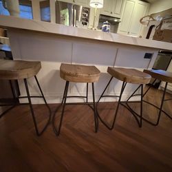 Wood Counter Stools