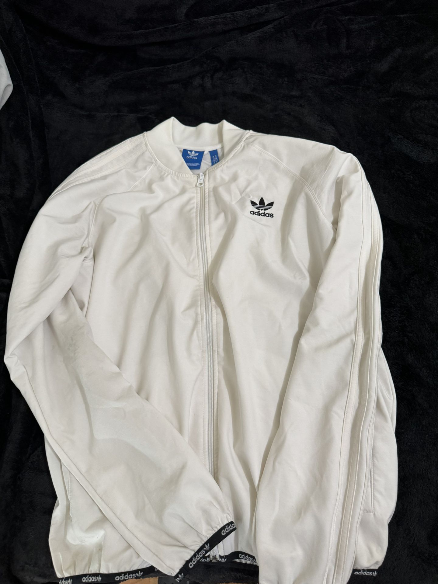 Men’s White Adidas Jacket 