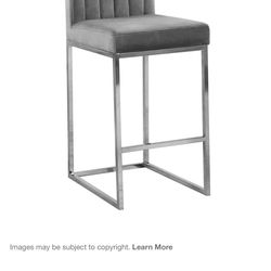 ✨ SALE SALE Modern Navy Velvet Bar Chairs – Set of 4 ✨