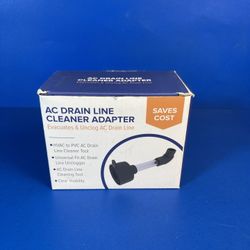 HVAC to PVC Pipe AC Drain Line Cleaner Tool, A/C Condensate Drain Line...