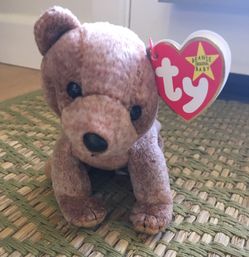 Ty Beanie Baby Pecan Bear New Condition
