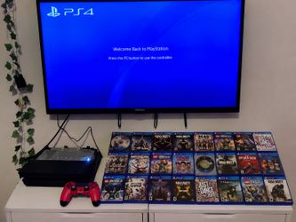 PS4 Original + controller + games (20+)