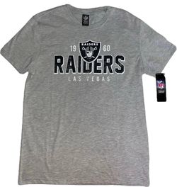 Las Vegas Raiders 1960 Ultra Game Gray T Shirt Men’s Medium New