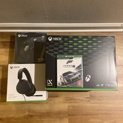 xbox series x bundle - Elite Series 2 Controller, Stereo Headset, Forza 7

