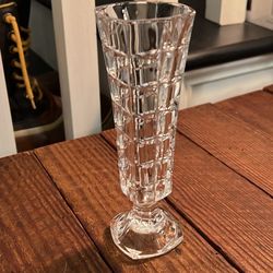 Vintage Cristal d'Arques Beauregard 24% lead crystal bud vase