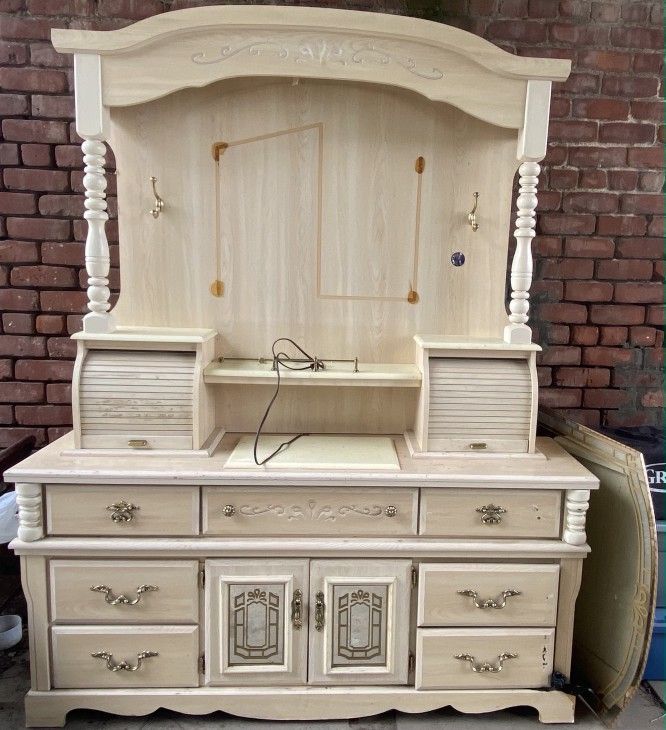 Large Dresser And Mirror
