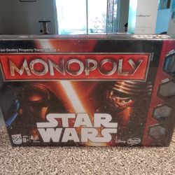 Star Wars Monopoly Board Game Disney Hasbro New & Sealed