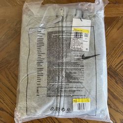 Supreme Nike Zip Up Hooded Sweatshirt Heather Grey Size Small