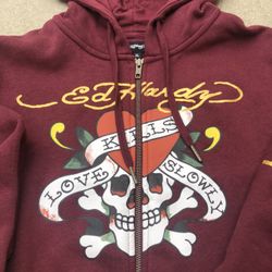 Ed hardy Crop Hoodie
