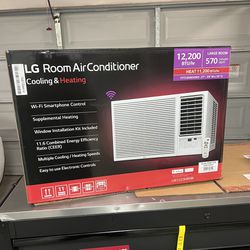 NEW LG window air conditioner with heater 12,200 BTU