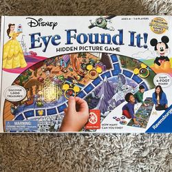 Disney eye found It Hidden Picture Game 