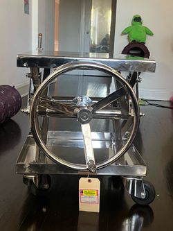 🚨 DISCONTINUED & RARE🚨 Restoration Hardware Scissor lift crank table