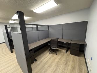 Ethospace 70” tall L HAT Charcoal & Black 8’x8’ or ANY SIZE