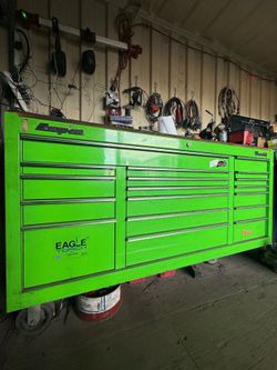 Up for sale snapon tool box model Classic98 sexy original baby green color.