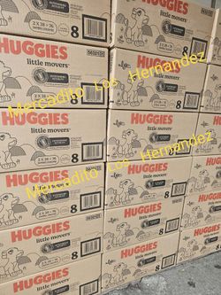 Huggies Size 8 Little Movers 76 Pañales Diapers❗️