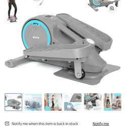 KYY Under Desk Elliptical, Magnetic Portable Ellipse Leg Exerciser