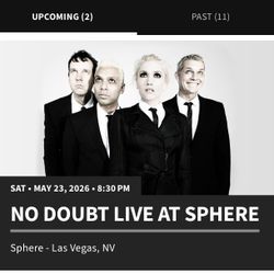No Doubt Tickets 