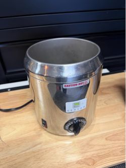 Server Products Base Assembly Fudge Servers Water bath heater with temperature detector thermostat stainless steel, dressing/sauce warmer base. Excell