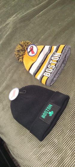 Lot Of 2 Boston Sports Brand New With Tags Knitted Beanie Hat Deal