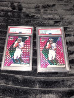Graded 10 -2- Jalen hurts cards