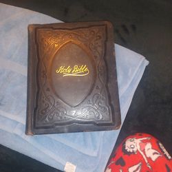 VINTAGE  Holy  BIBLE  Copy Right 1891 