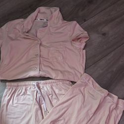 Born Pj Set Pink 