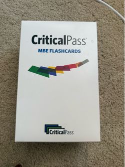 Law students / Bar Exam Critical Pass Flashcards