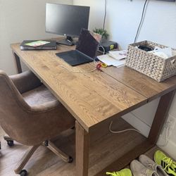 IKEA MÖRBYLÅNGA Oak Dining Table/Desk