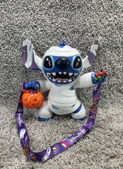 Disney Parks 2025 Happy Halloween Stitch Mummy Popcorn Bucket New In Hand