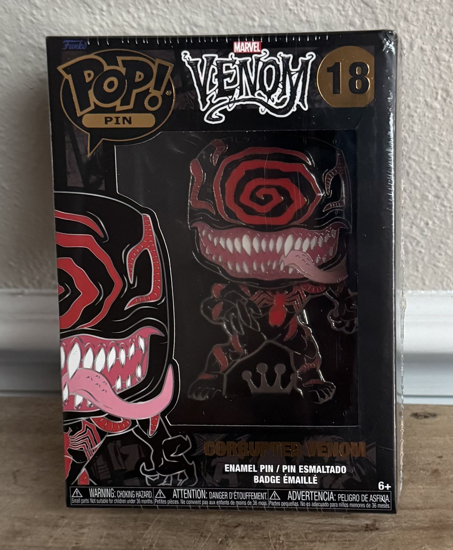 NEW Funko Pop Pin Marvel Venom Corrupted Venom just $5 xox