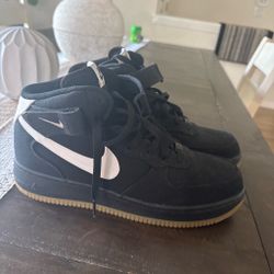 Nike Air Force 1 High Black Gum Men’s Sneakers – Size 12
